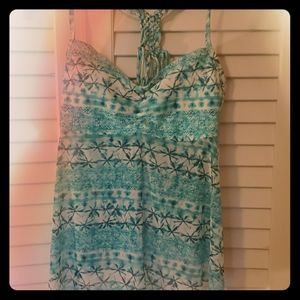 Blue&White Tankini Top